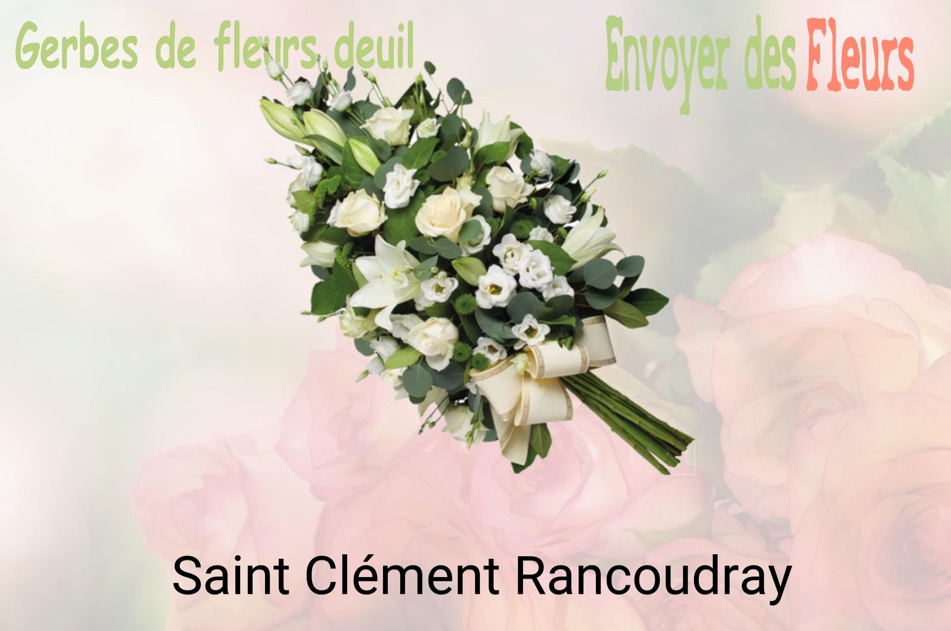 Gerbe de fleurs de deuil livrée à Saint-Clément-Rancoudray
